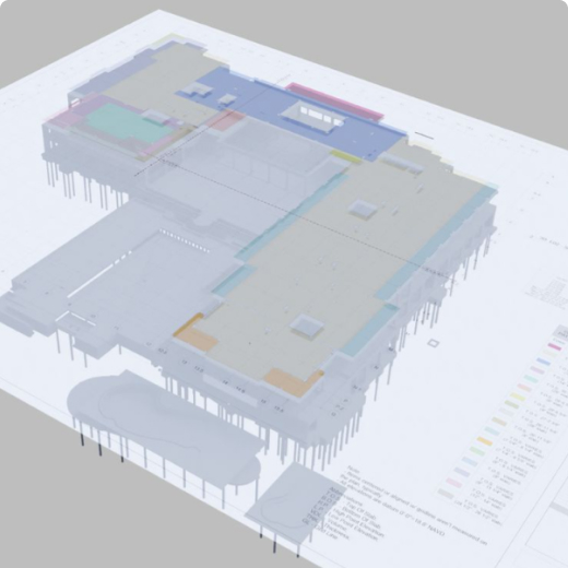 Pre-pour checklist to the exterior fabrication level of detail